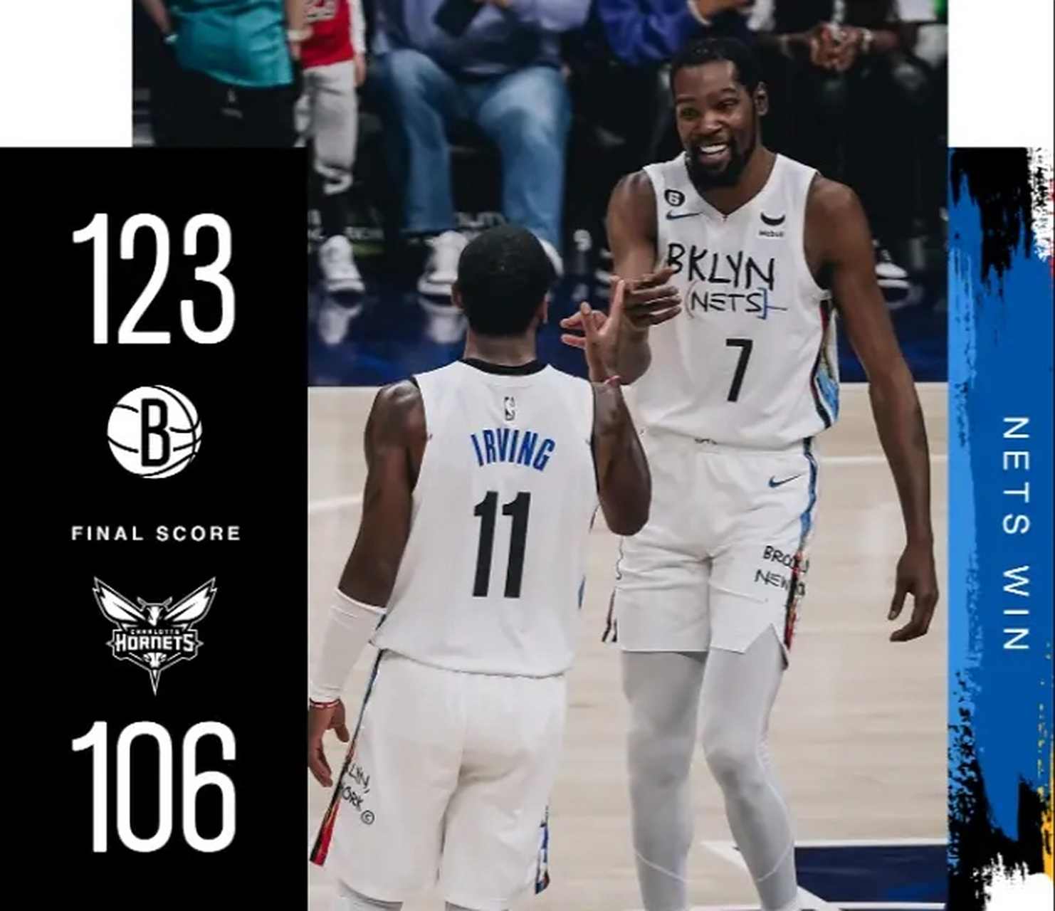 篮网力克黄蜂,取得胜利 篮网力克黄蜂,取得胜利